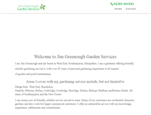 Tablet Screenshot of jimsgardening.co.uk